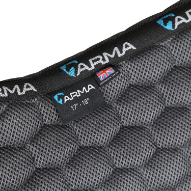 Tapis de selle Air Motion Luxe Shires Arma Gris