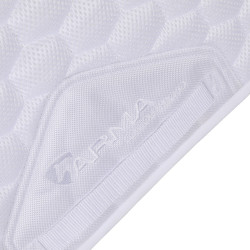 Tapis de selle Air Motion Luxe Shires Arma Blanc