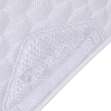 Tapis de selle Air Motion Luxe Shires Arma Blanc