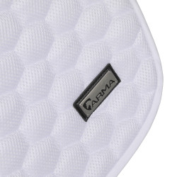 Tapis de selle Air Motion Luxe Shires Arma Blanc