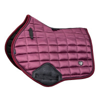 Tapis de selle d'obstacle Eltar Satin Shires Arma Noir cerise