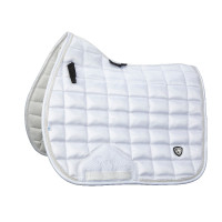 Tapis de selle Eltar Satin Shires Arma Blanc