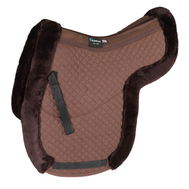 Tapis de selle entièrement doublé Shires Arma Marron