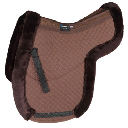 Tapis de selle entièrement doublé Shires Arma Marron