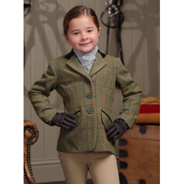 Veste Saratoga enfant Shires Aubrion Carreaux rouge / jaune / bleu Motifs Veste Saratoga enfant Shires Aubrion Carreaux rouge / jaune / bleu Motifs