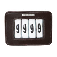 Porte-numéro de tapis x4 Shires Velociti Havane Marron