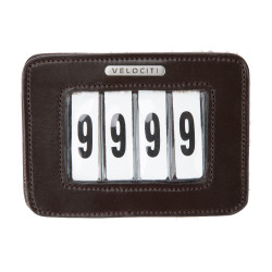 Porte-numéro de tapis x4 Shires Velociti Havane Marron