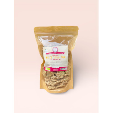 Crackers graines de lin Happy Crackers miel thym Crackers graines de lin Happy Crackers miel thym