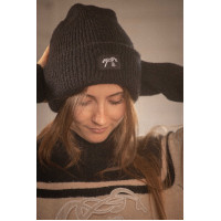 Bonnet Pénélope Solena femme Noir
