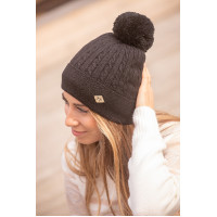 Bonnet Pénélope Virgie femme Noir