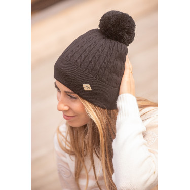 Bonnet Pénélope Virgie femme Noir Bonnet Pénélope Virgie femme Noir