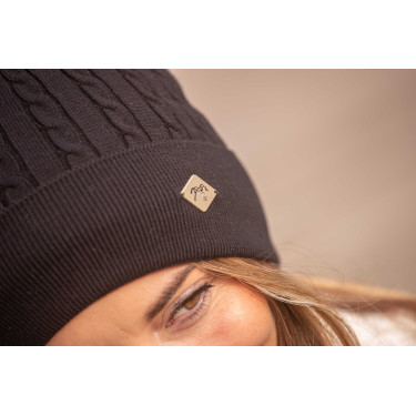 Bonnet Pénélope Virgie femme Noir Bonnet Pénélope Virgie femme Noir