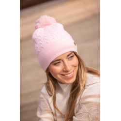 Bonnet Pénélope Virgie femme Rose pâle Bonnet Pénélope Virgie femme Rose pâle