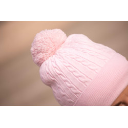 Bonnet Pénélope Virgie femme Rose pâle Bonnet Pénélope Virgie femme Rose pâle