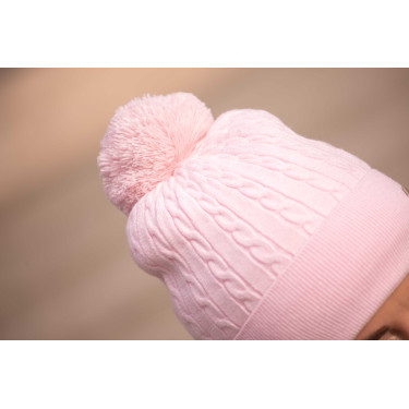 Bonnet Pénélope Virgie femme Rose pâle Bonnet Pénélope Virgie femme Rose pâle
