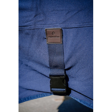 Couverture Cool&dry Equithème Fresh Combo Marine Bleu marine