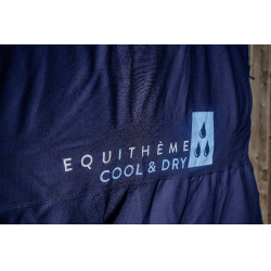 Couverture Cool&dry Equithème Fresh Combo Marine Bleu marine