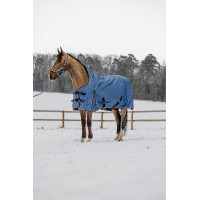 Couverture Equithème EK-TYREX Aisance 1200D High Neck Bleu cobalt