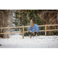 Couverture Equithème EK-TYREX Aisance 1200D High Neck Bleu cobalt