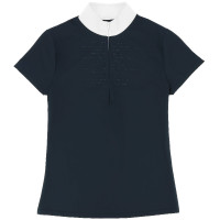 Polo de concours Junior Equithème EK-Suzanne Marine Bleu marine