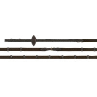 Rênes sangle Norton Pro EK-Cuir huilé Havane Marron Rênes sangle Norton Pro EK-Cuir huilé Havane Marron