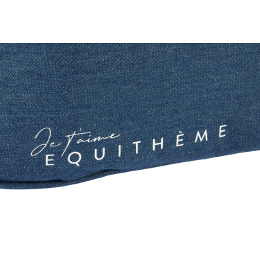 Sac week end Je t'aime Equithème Denim Bleu