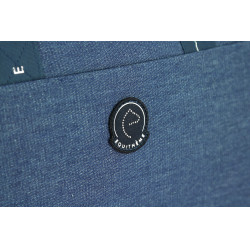 Sac week end Je t'aime Equithème Denim Bleu