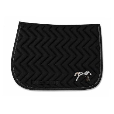 Tapis de selle Pénélope Velours Noir / noir