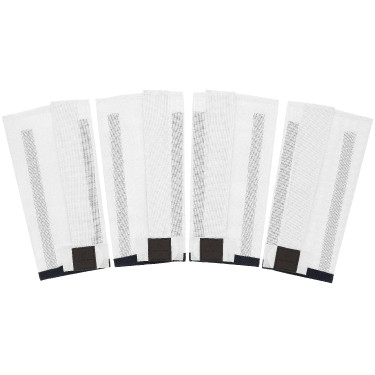 Guêtres Equithème anti-mouches anti-uv par 4 Blanc Guêtres Equithème anti-mouches anti-uv par 4 Blanc