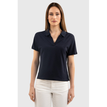 Polo Harcour Capella femme Marine Bleu marine