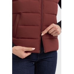 Veste sans manches Harcour Cinderella femme Vigne Bordeaux