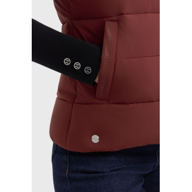 Veste sans manches Harcour Cinderella femme Vigne Bordeaux