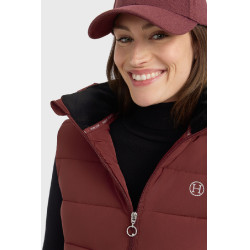 Veste sans manches Harcour Cinderella femme Vigne Bordeaux