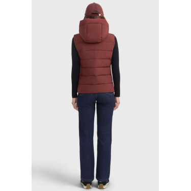 Veste sans manches Harcour Cinderella femme Vigne Bordeaux