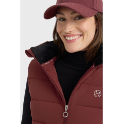 Veste sans manches Harcour Cinderella femme Vigne Bordeaux