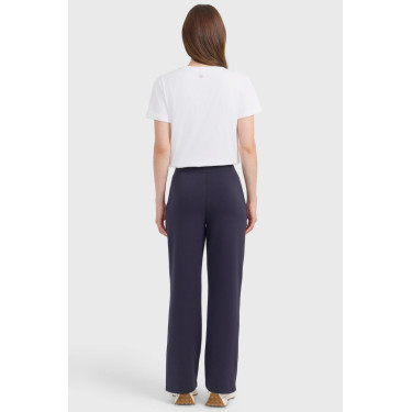 Pantalon Maille Harcour Clarisse femme Marine Bleu marine