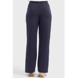 Pantalon Maille Harcour Clarisse femme Marine Bleu marine