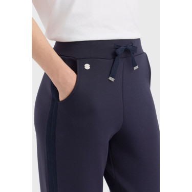 Pantalon Maille Harcour Clarisse femme Marine Bleu marine