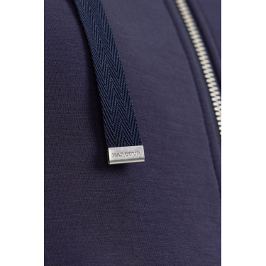 Sweat zippé Harcour Clarianne femme Marine Bleu marine