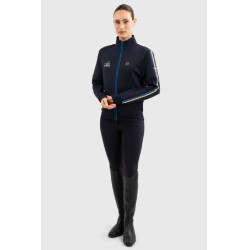 Sweatshirt zippé Budapest Unisex EEF x Harcour Marine Bleu marine Sweatshirt zippé Budapest Unisex EEF x Harcour Marine Bleu marine