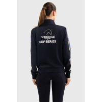 Sweatshirt zippé Budapest Unisex EEF x Harcour Marine Bleu marine Sweatshirt zippé Budapest Unisex EEF x Harcour Marine Bleu marine