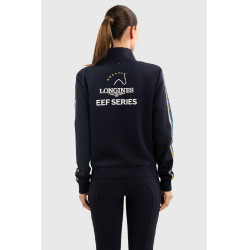 Sweatshirt zippé Budapest Unisex EEF x Harcour Marine Bleu marine Sweatshirt zippé Budapest Unisex EEF x Harcour Marine Bleu marine