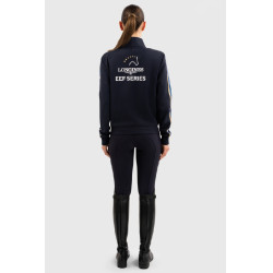 Sweatshirt zippé Budapest Unisex EEF x Harcour Marine Bleu marine Sweatshirt zippé Budapest Unisex EEF x Harcour Marine Bleu marine