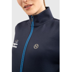 Sweatshirt zippé Budapest Unisex EEF x Harcour Marine Bleu marine Sweatshirt zippé Budapest Unisex EEF x Harcour Marine Bleu marine