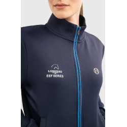 Sweatshirt zippé Budapest Unisex EEF x Harcour Marine Bleu marine Sweatshirt zippé Budapest Unisex EEF x Harcour Marine Bleu marine