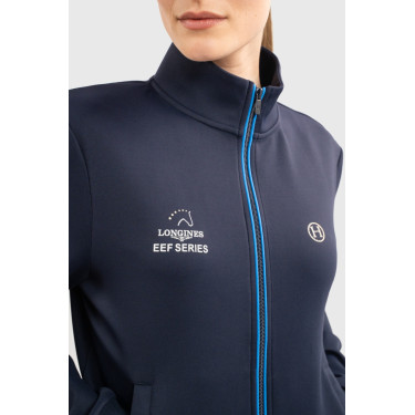 Sweatshirt zippé Budapest Unisex EEF x Harcour Marine Bleu marine Sweatshirt zippé Budapest Unisex EEF x Harcour Marine Bleu marine