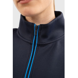 Sweatshirt zippé Budapest Unisex EEF x Harcour Marine Bleu marine Sweatshirt zippé Budapest Unisex EEF x Harcour Marine Bleu marine