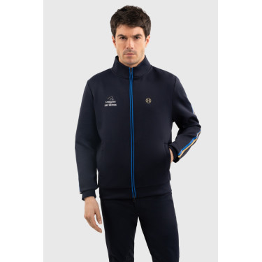 Sweatshirt zippé Budapest Unisex EEF x Harcour Marine Bleu marine Sweatshirt zippé Budapest Unisex EEF x Harcour Marine Bleu marine
