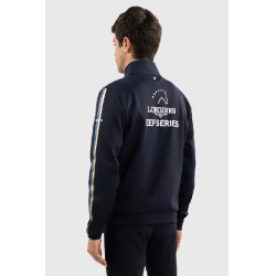 Sweatshirt zippé Budapest Unisex EEF x Harcour Marine Bleu marine Sweatshirt zippé Budapest Unisex EEF x Harcour Marine Bleu marine
