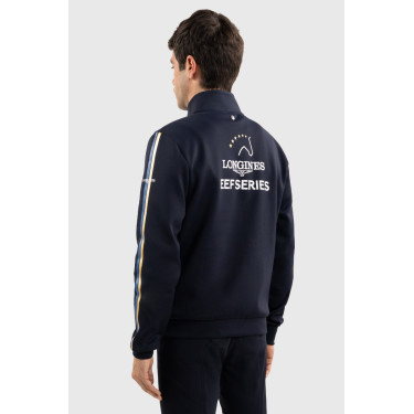 Sweatshirt zippé Budapest Unisex EEF x Harcour Marine Bleu marine Sweatshirt zippé Budapest Unisex EEF x Harcour Marine Bleu marine